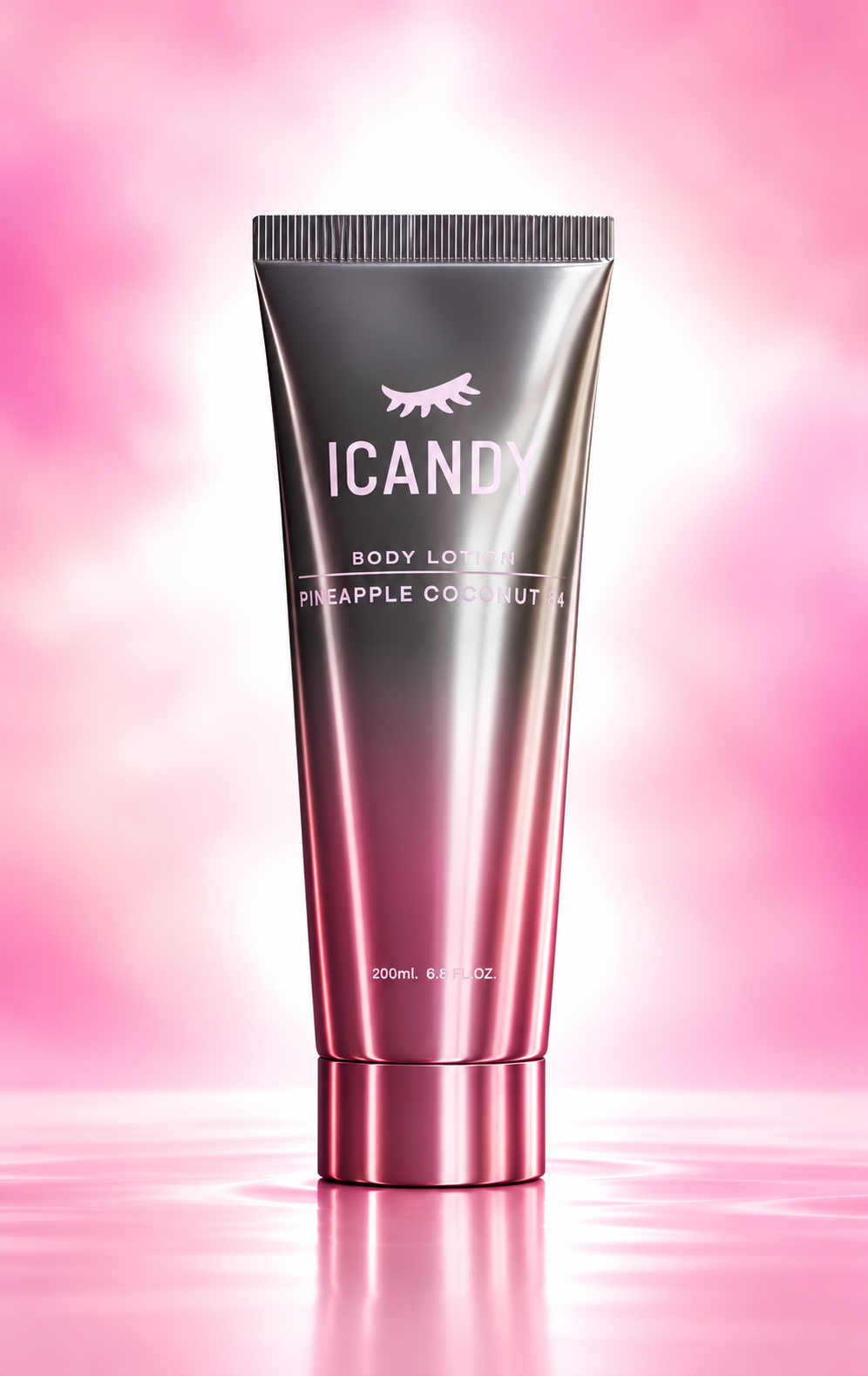 Body Cream ICANDY Pineapple Coconut 84 Feminino 200ml